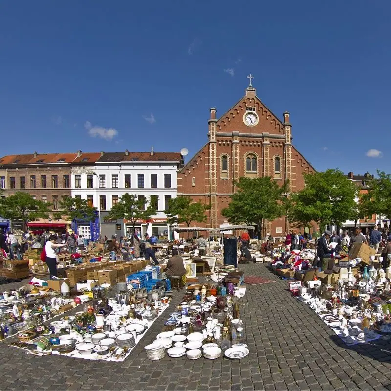 Le Vieux Marché à Bruxelles (Belgique)