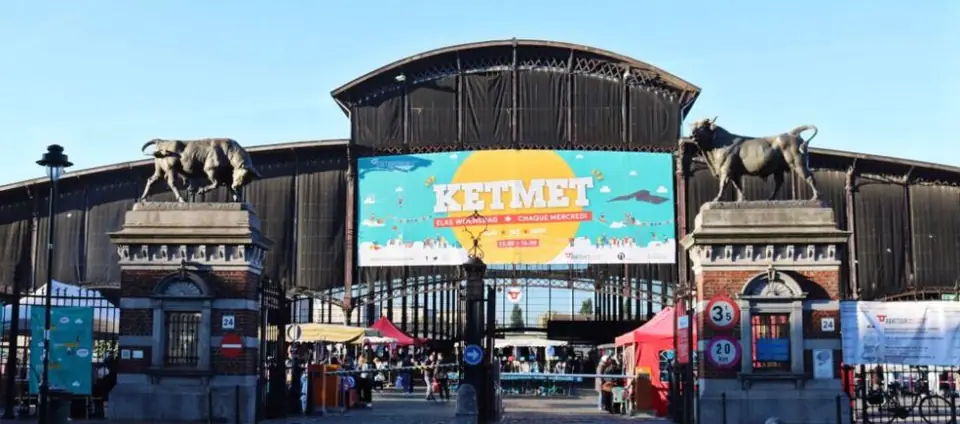 Marché couvert des Abattoirs d'Anderlecht (Belgique)