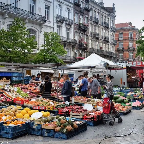 Marché du Parvis de Saint Gilles (Belgique)