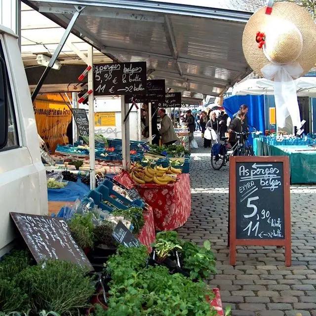 Marché de la Place Saint Job à Uccle (Belgique)