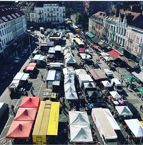 Marché de la Place Jourdan à Etterbeek (Belgique)