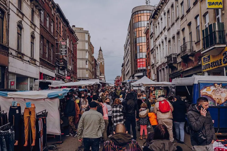 Marché Dominical à Charleroi (Belgique)