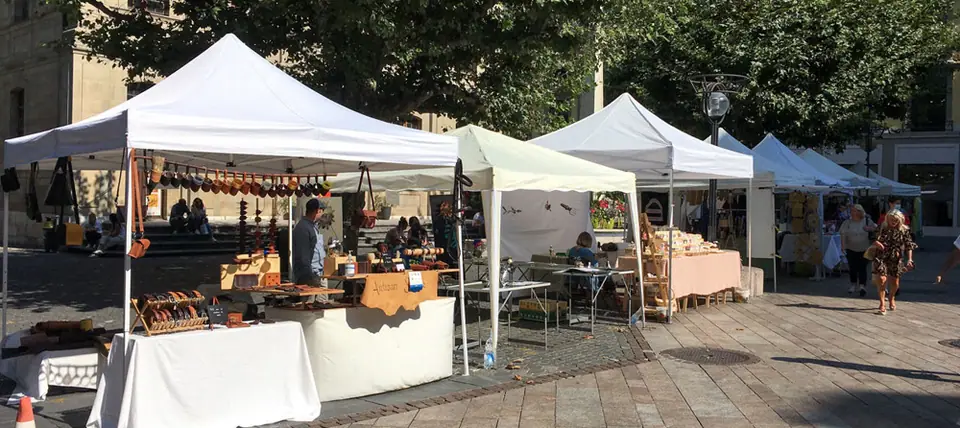 Marché Artisanal de la Fusterie à Genève (Suisse)