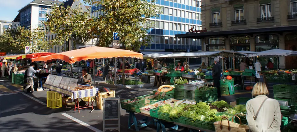 Marché Helvétique à Genève (Suisse)