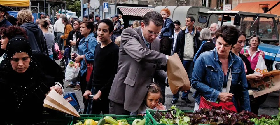 Marché des Grottes à Genève (Suisse)