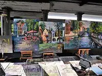 Marché artisanal à Bruges (Belgique)
