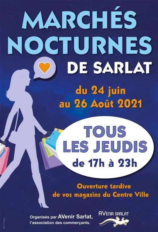 Marché Nocturne à Sarlat-la-Canéda (24)