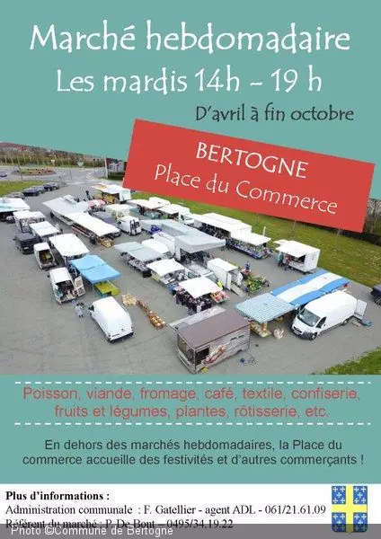 Marché public de Bertogne (Belgique)