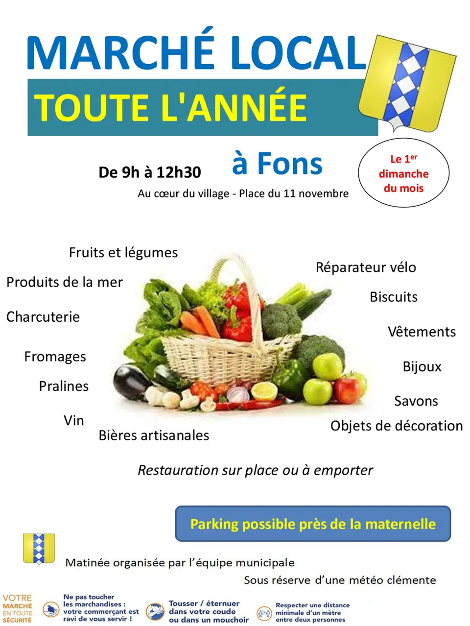 Marché local à Fons (30)