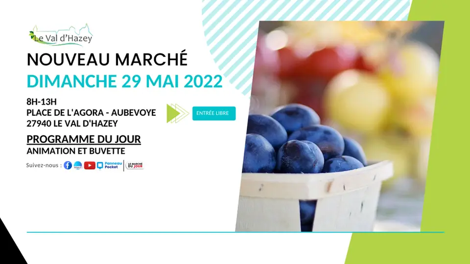Marché du Centre à Val d'Hazey (27)