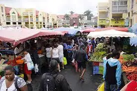 Marché forain à Saint-André (974)