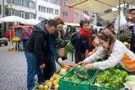 Marché du Centre à Rapperswil-Jona (Suisse)