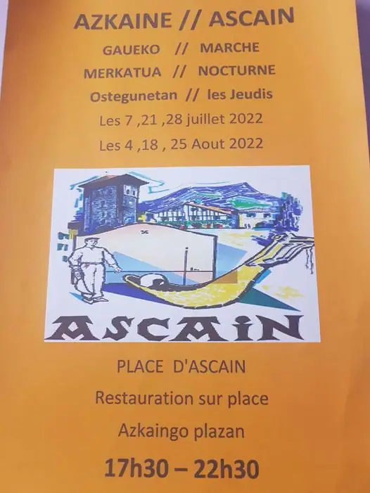 Marché Nocturne à Ascain (64)