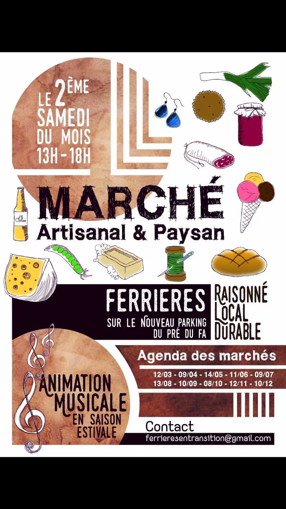 Marché Artisanal à Ferrieres (Belgique)