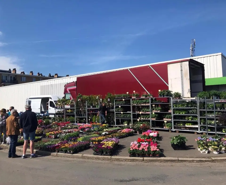 Marché du Centre à Ougrée (Belgique)
