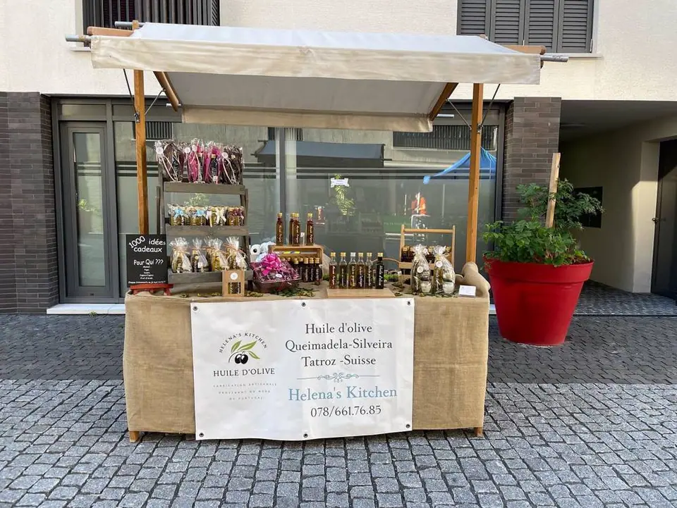 Marché du Centre à Aigle (Suisse)