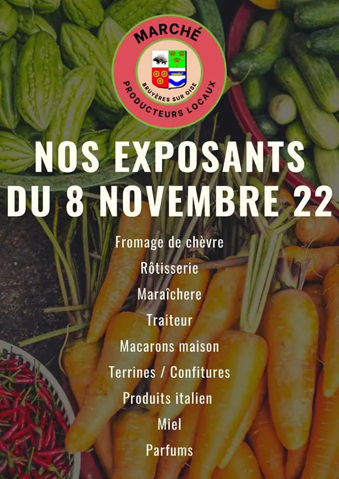 Marché de Producteurs Locaux à Bruyere sur Oise (95)