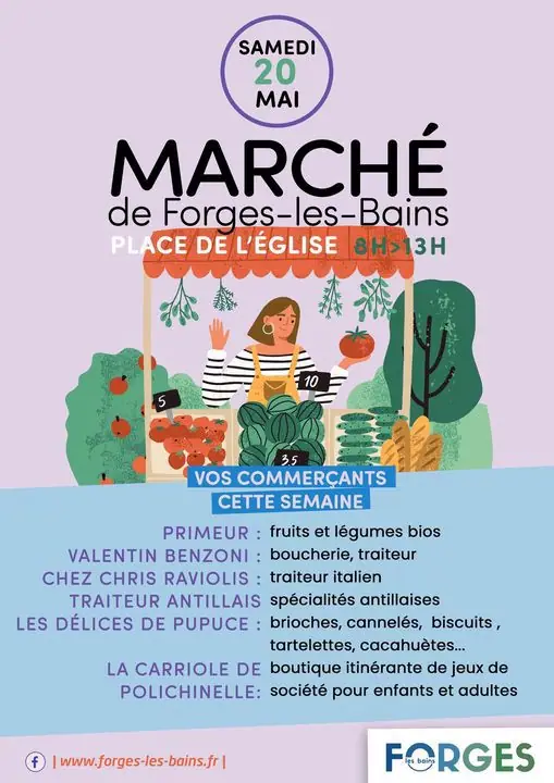 Marché du Centre à Forges-les-Bains (91)