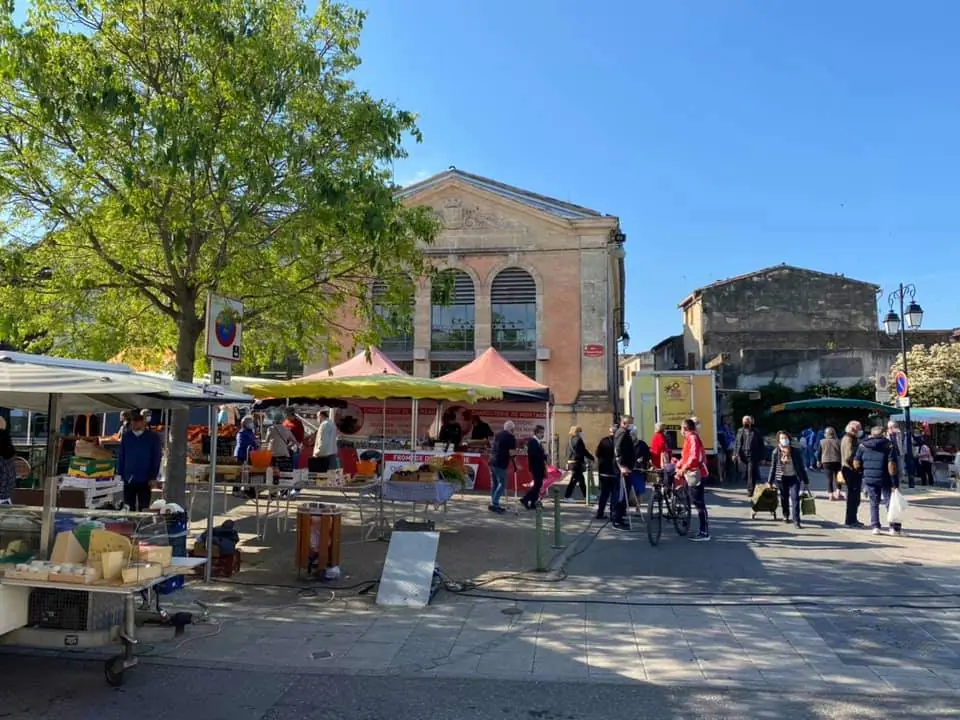 Marché du Centre à Vauvert (30)