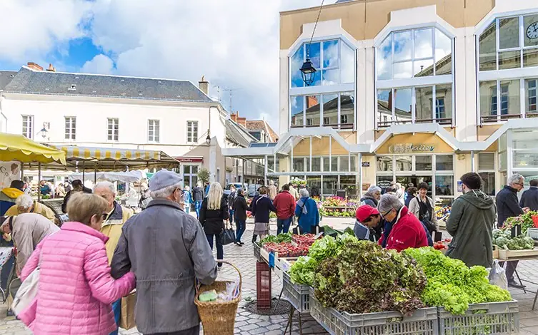 Marché des Halles à Châteauroux (36)