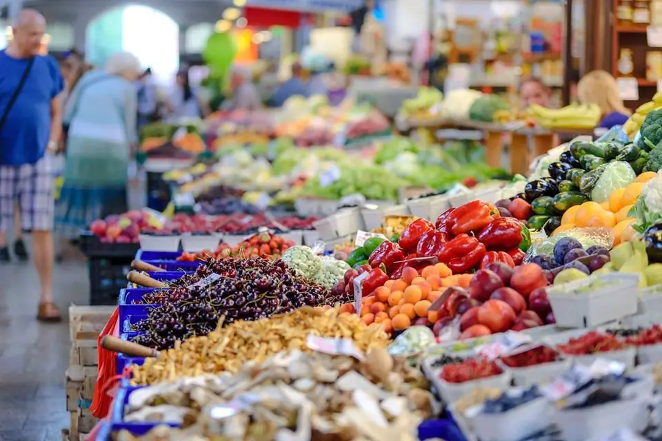 Marché du centre à Geste (49)