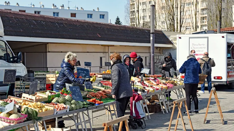 Marché du Centre à Vandoeuvre les Nancy (54)