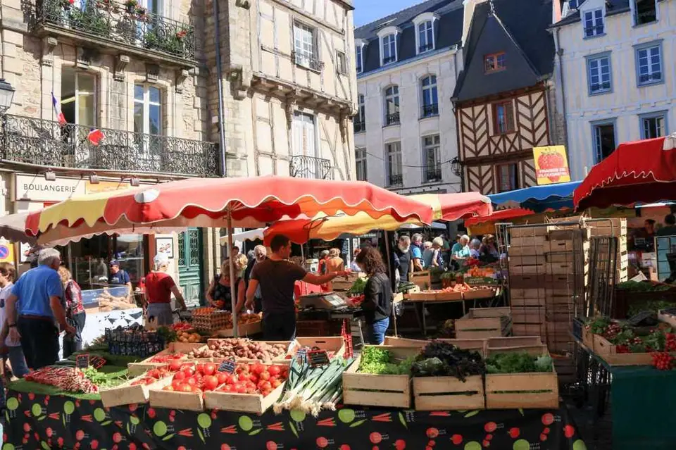 Marché du Centre à Vannes (56)