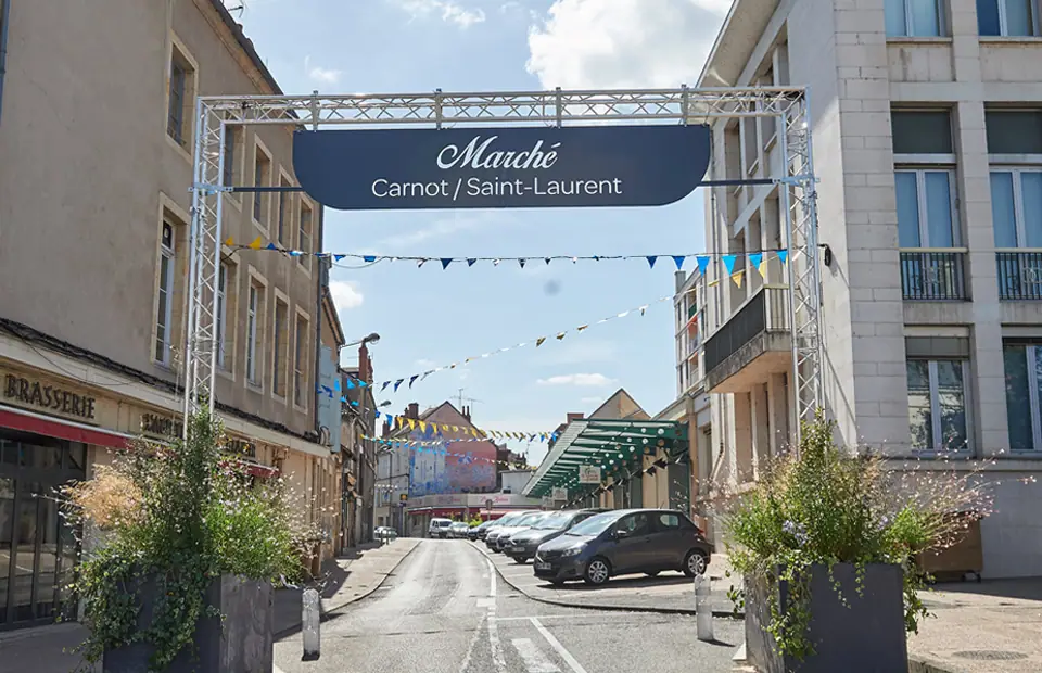 Marché Couvert Carnot à Nevers (58)