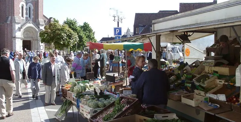 Marché place Abbé Bonpain à Bondues (59)