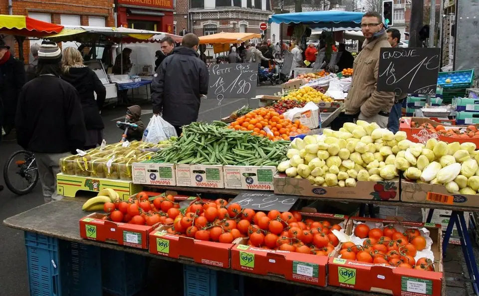 Marché de Hellemmes à Lille (59)