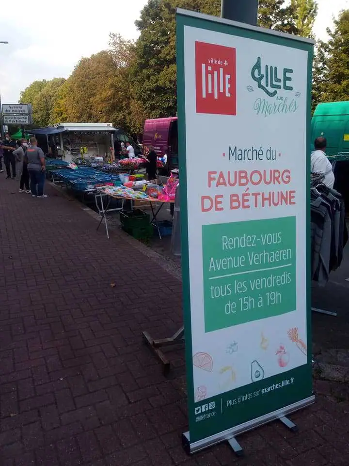 Marché Faubourg de Béthune à Lille (59)