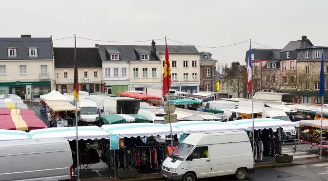 Marché du Centre à Duclair (76)