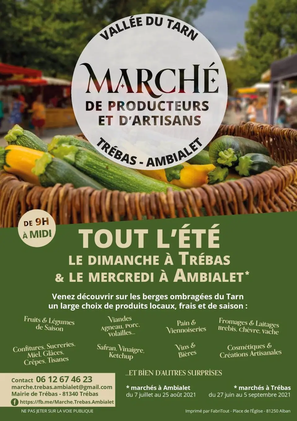 Marché des Producteurs à Ambialet (81)