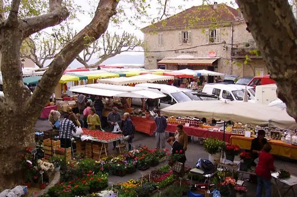 Marché du Centre à Fayence (83)