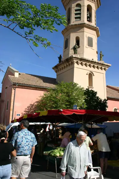 Marché du centre à Vidauban (83)