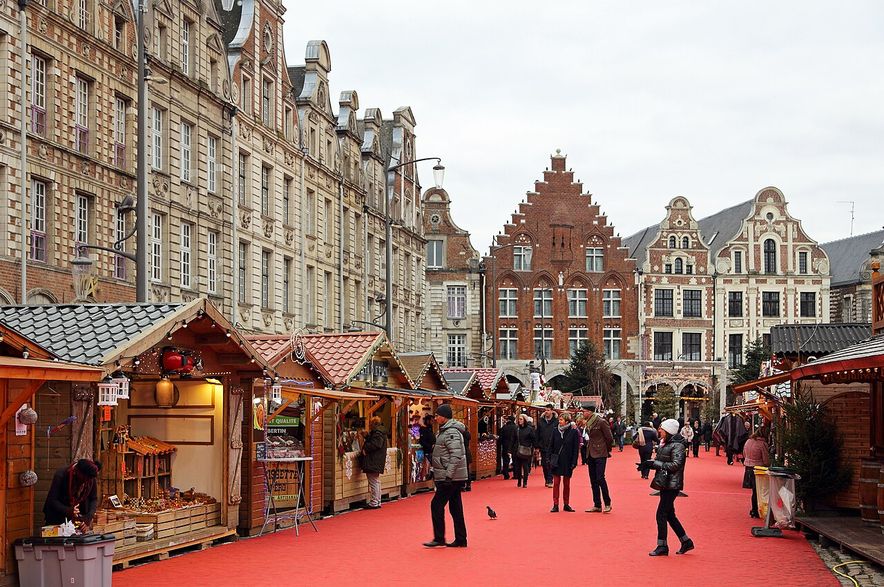 Le marché de Noël sur la Grand’Place d’Arras