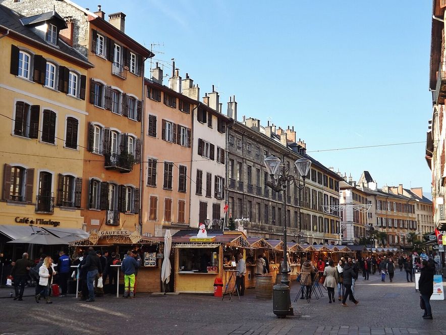 Lancement du marché de Noël de Chambéry (2016)